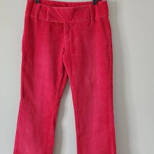 Tommy Hilfiger Red  Wide Leg Corduroy Jeans